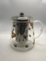 Chaleira de vidro borossilicato com filtro aco inox bee750ml Chaleira de vidro borossilicato com filtro aco inox bee750ml