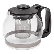 Chaleira de Vidro Borossilicato com Infusor de Chá Inox 1,2 Litros Preta Chaleira de Vidro Borossilicato com Infusor de Chá Inox 1,2 Litros Preta