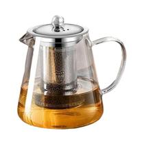 Chaleira De Vidro Borossilicato De Grande Capacidade Resistente Ao Calor Com Infusor De Chá De Aço