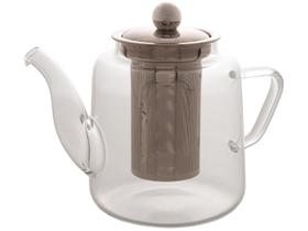 CHALEIRA DE VIDRO BOROSSILICATO RESISTENTE A CALOR 600ml