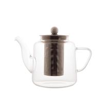 CHALEIRA DE VIDRO BOROSSILICATO RESISTENTE A CALOR 600ml