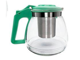 Chaleira De Vidro Bule 950 Ml Infusor Inox Chá Café Cozinha