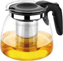 Chaleira De Vidro Bule Com Infusor Inox Chá 1 Litro Cosy Chaleira De Vidro Bule Com Infusor Inox Chá 1 Litro Cosy