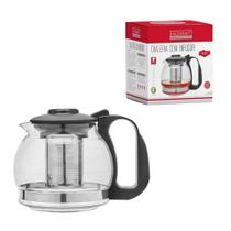 Chaleira De Vidro Com Infusor 1,2L Ricaelle - HAÜSKRAFT Chaleira De Vidro Com Infusor 1,2L Ricaelle - HAÜSKRAFT