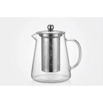 Chaleira de Vidro Com Infusor 750ml Pode ir ao Fogo Redondo inox Chaleira de Vidro Com Infusor 750ml Pode ir ao Fogo Redondo inox