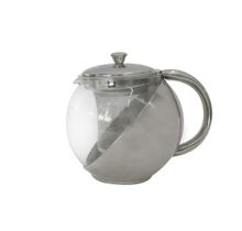 Chaleira de vidro e inox com infusor 700ml Chaleira de vidro e inox com infusor 700ml