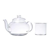 Chaleira De Vidro Oval Lyor 6299 Resistente 840ml