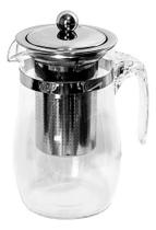 Chaleira De Vidro Para Chá Café Com Infusor Inox Bule Jarra Chaleira De Vidro Para Chá Café Com Infusor Inox Bule Jarra