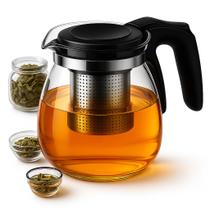 Chaleira E Bule De Vidro Com Infusor 900ml