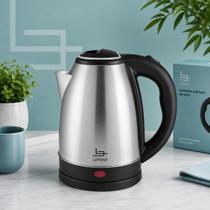 Chaleira Elétrica 1.8 Litros Inox 220V com Base Giratória para Aquecimento Rápido Chaleira Elétrica 1.8 Litros Inox 220V com Base Giratória para Aquecimento Rápido