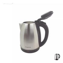Chaleira Elétrica 1.8 Litros Prata Inox Garrafa Térmica Jarra Bule Café 220v Desligamento Automático