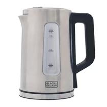 Chaleira Elétrica 1,7L Inox Black + Decker Programável GOURMAND GRIS 1200W 127V - KEPG-BR