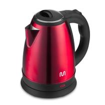 Chaleira Elétrica 1,8L Base Removível e Bico Peneira, 1500w-220v Vermelho Multi - BE018 - Multilaser