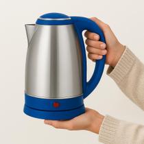 Chaleira Elétrica Aço Inox 1,8 Litros 1100W Base Rotativa