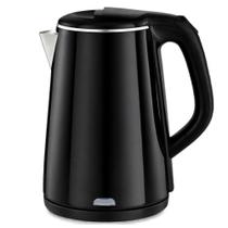 Chaleira Elétrica Aço Inoxidável Portátil 2,3 Litros Com Desligamento Automático e Base Giratória Para Café Chá Agua -