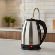 Chaleira Elétrica Automática 2 Litros 220V Inox Preta 1500W Chaleira Elétrica Automática 2 Litros 220V Inox Preta 1500W