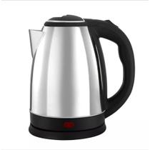 Chaleira Eletrica automatica termica c/Bule 1,8 LITROS 110V - INOX-PRETA