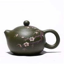 Chaleira elétrica bule de chá filtro de argila roxa bules xishi minério cru conjunto de chá de lama verde