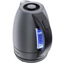 Chaleira Elétrica Chefman 1,8L em Aço Inoxidável com LED - Cinza