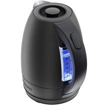 Chaleira Elétrica Chefman 1,8L em Aço Inoxidável com LED Preto