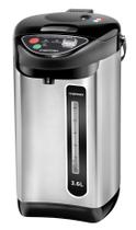 Chaleira Elétrica Chefman - 3,6L (20+ Copos) - Dispensador Automático e Manual - Aço Inoxidável