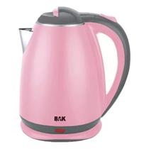 Chaleira Elétrica Com Base Removível Jarra Bule Inox 127V 1.8L Rosa