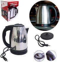 Chaleira eletrica de inox atacama com trava de seguranca 1,8l 127v - Unitermi Chaleira eletrica de inox atacama com trava de seguranca 1,8l 127v - Unitermi