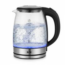 Chaleira Elétrica de Vidro 1,8L 1500W 220V Luz Azul Bak Chaleira Elétrica de Vidro 1,8L 1500W 220V Luz Azul Bak