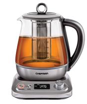 Chaleira Elétrica de Vidro Chefman - 1,5L - 8 Predefinições e Infusor Removível