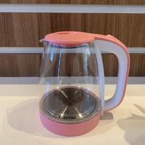 chaleira eletrica de vidro com led 110v e 220v