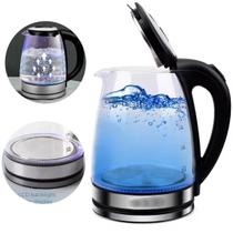 Chaleira Elétrica De Vidro Jarra 2L 1000W Desl Auto 110V - Tesla Store Chaleira Elétrica De Vidro Jarra 2L 1000W Desl Auto 110V - Tesla Store