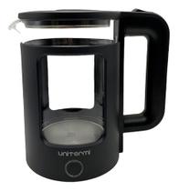 Chaleira Elétrica De Vidro Mali 1,5l Unitermi Cor Preto 110V