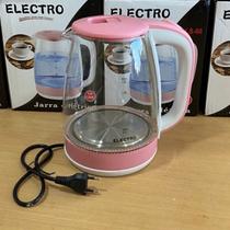 Chaleira elétrica de vidro Rosa Jarra Elétrica 110v ou 220v - ELECTRO