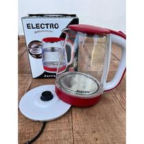 Chaleira elétrica de vidro Vermelha Jarra Elétrica 220v