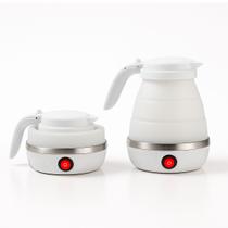 Chaleira Elétrica Dobrável Portátil De Silicone 600ml 110v Compacta, Resistente E Segura, Perfeita P