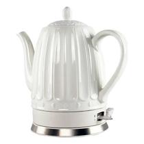 Chaleira Elétrica em Porcelana Elegance Branco 127V 1,5 Litro