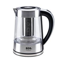 Chaleira Elétrica EOS 1,8 Litros Chef Gourmet Glass Tea Inox ECH04G 220V