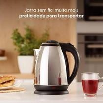 Chaleira Elétrica Inox 1,8 Litros 220V Real 1500W Chaleira Elétrica Inox 1,8 Litros 220V Real 1500W