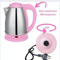 Chaleira Elétrica Inox 1,8 Litros Bule Elétrico Água Ferver Potência 1500W /360/ 220V - BAK