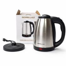 Chaleira Elétrica Inox 1,8L 1000W Gorillaz 110V