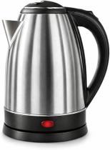 Chaleira Elétrica Inox 2L 110V Fervura Rápida, Desligamento Automático, Design Seguro com Alça Ergonômica Ideal para Café, Chá e Uso Diário