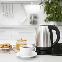 Chaleira Elétrica Inox 2l Para Café, Chá E Água Quente Inox