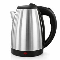 Chaleira Elétrica Inox Jarra Fervedor Água 1.8L 127V 1000W Automática Rápida