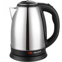 Chaleira Eletrica Inox Mega Star TM9606B 220V - Prata/Preto 2L Chaleira Eletrica Inox Mega Star TM9606B 220V - Prata/Preto 2L