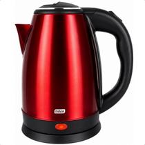 Chaleira Elétrica Inox Portátil 1,8l Jarra Térmica Esquenta Chá Ferve Água Rápido Inma Tampa 110v ou 220v Chaleira Elétrica Inox Portátil 1,8l Jarra Térmica Esquenta Chá Ferve Água Rápido Inma Tampa 110v ou 220v