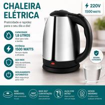 Chaleira Elétrica Jarra Elétrica 220v Inox 1500w Chaleira Elétrica Jarra Elétrica 220v Inox 1500w