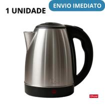 Chaleira Elétrica Jarra Térmica 110v Bule Com Tampa Inox Desliga Automático 1.8L