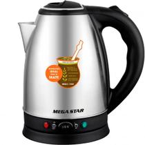 Chaleira Eletrica Mega Star TMK21 Inox 110V - 2L Chaleira Eletrica Mega Star TMK21 Inox 110V - 2L