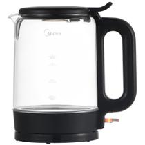 Chaleira Elétrica Midea 1,8L KGL17P2 Top Fill Glass Preto 220V Chaleira Elétrica Midea 1,8L KGL17P2 Top Fill Glass Preto 220V