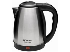 Chaleira Eletrica Mondial Pratic 2 Litros CE-06 - 9520-02 INOX/PRETO 220 VOLTS Chaleira Eletrica Mondial Pratic 2 Litros CE-06 - 9520-02 INOX/PRETO 220 VOLTS